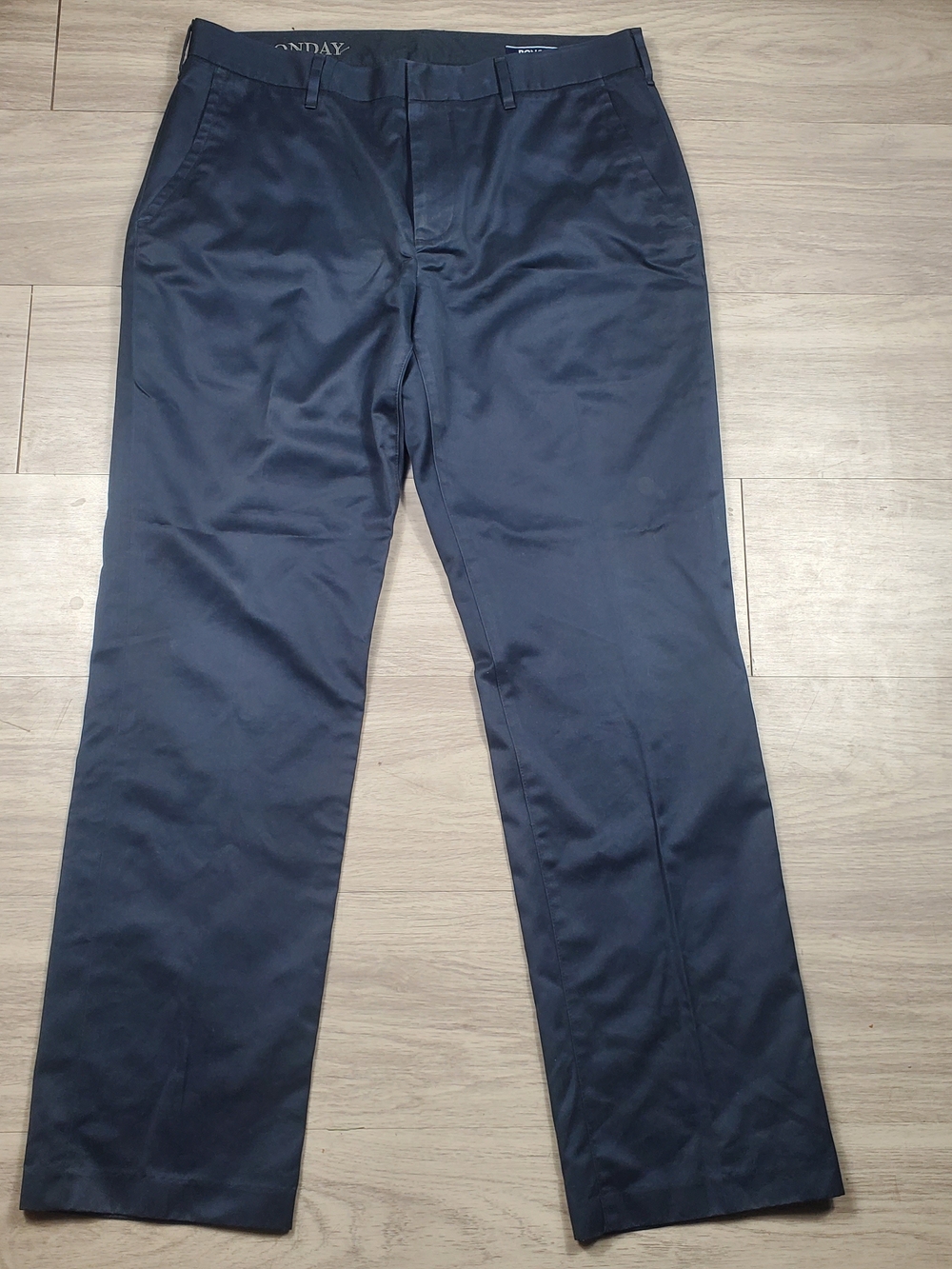 Bonobos Monday Chino Pants Men’s 33x30 Navy Straight Fit 100% Cotton